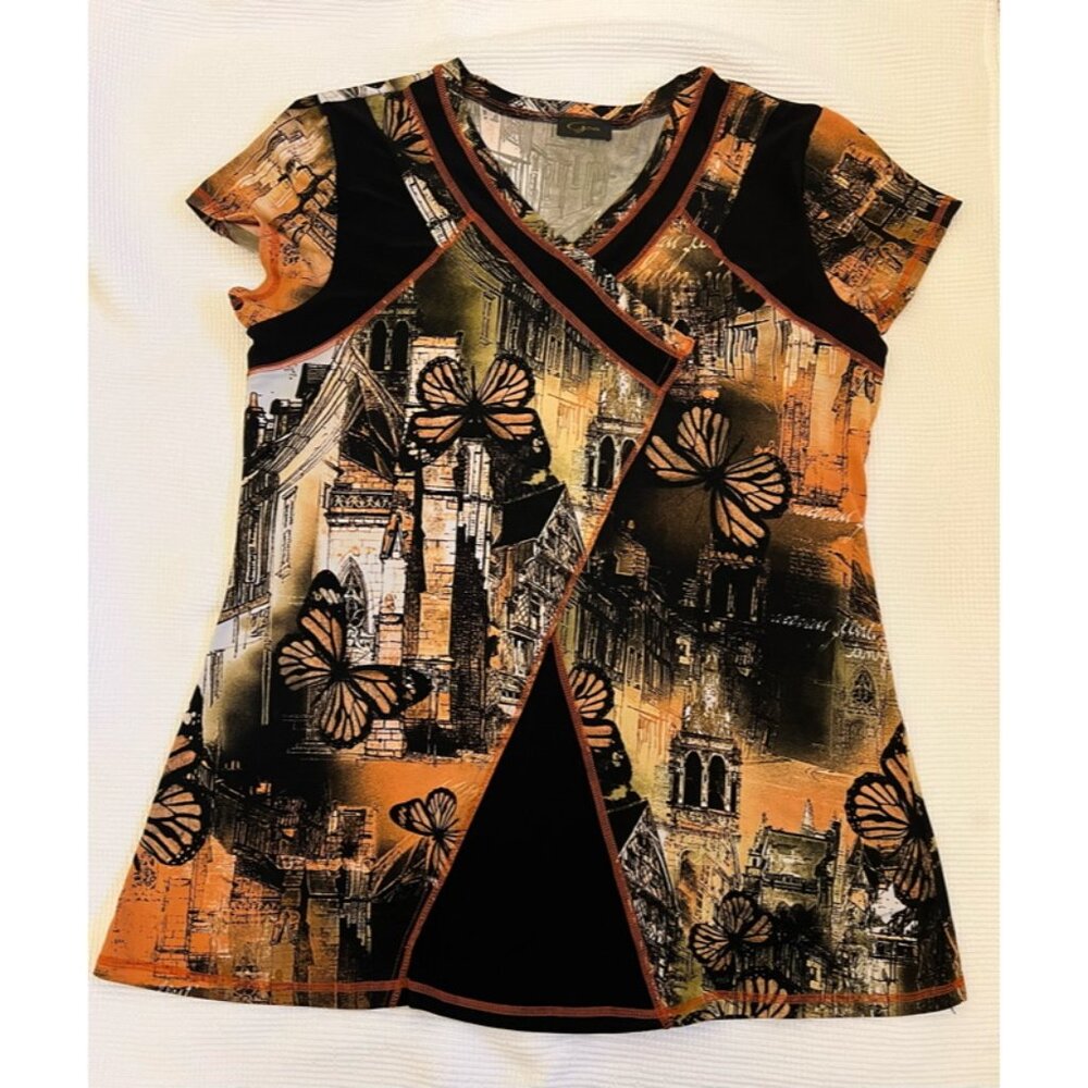 Patterned Tunic Top Ladies M